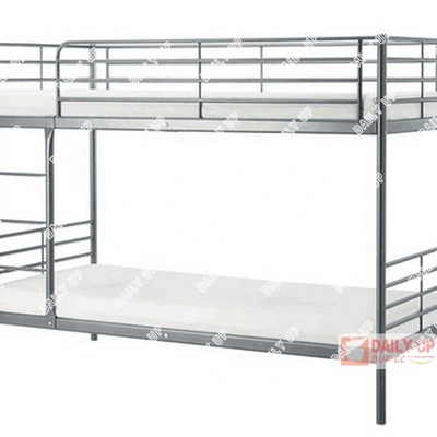 Durable Metal Bunk Bed Price School Dormitory Student Bunk Bed Steel Double Bunk Bed with Mattress Manufacturer