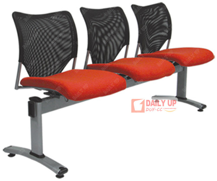 Lecture Hall 3-Beam Seating Waiting Row Chairs Fixed Airport Chair with Sponge