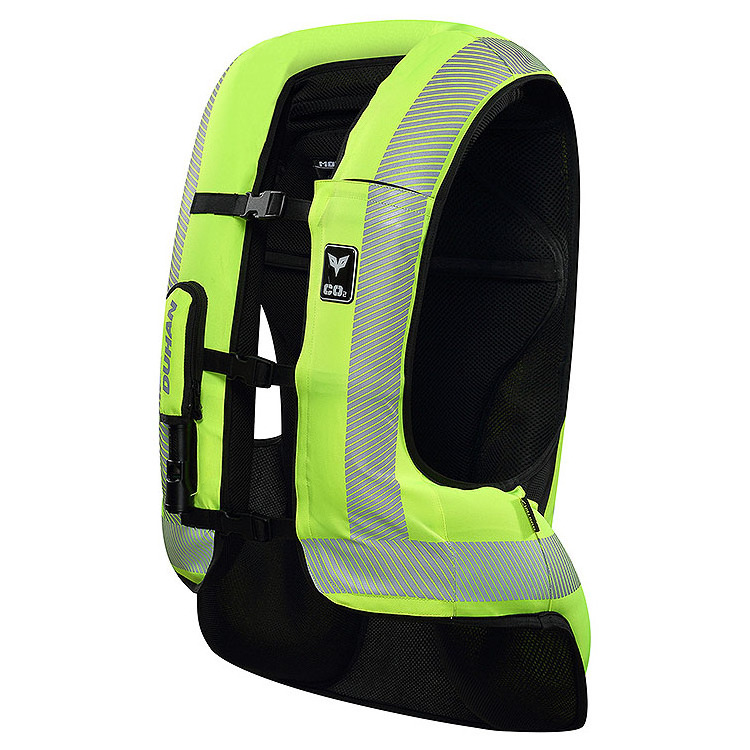 DUHAN Hi Vis  Moto Airbag Sleeveless Jacket Inflatable Motorcycle Vest Air bag