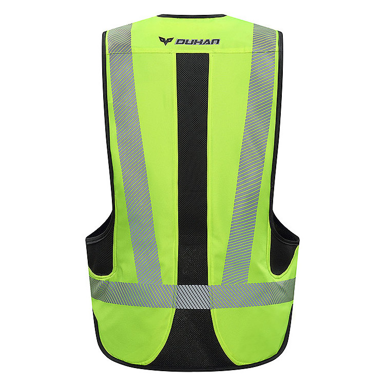 DUHAN Hi Vis  Moto Airbag Sleeveless Jacket Inflatable Motorcycle Vest Air bag