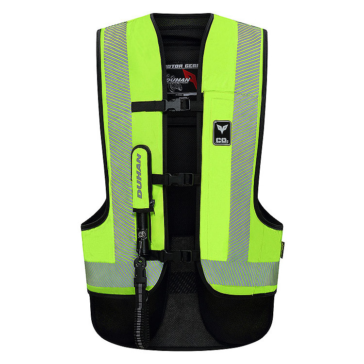 DUHAN Hi Vis  Moto Airbag Sleeveless Jacket Inflatable Motorcycle Vest Air bag