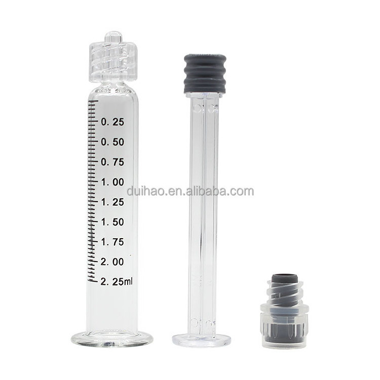 1ml 2.25ml 3ml 5ml 10ml Glass Syringe With Lure Lock Child Proof Glass Syringe In Stock Wholesale Price