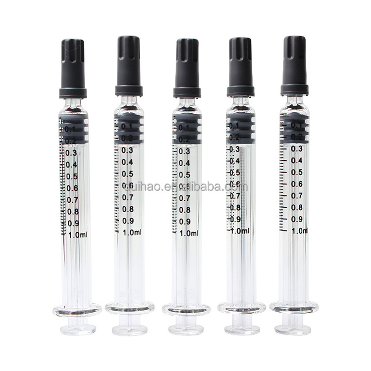 Prefilled 3ml 5ml 10ml Glass Bottle Different size Borosilicate Glass Vials Prefilled Syringe 1ml 0.5ml