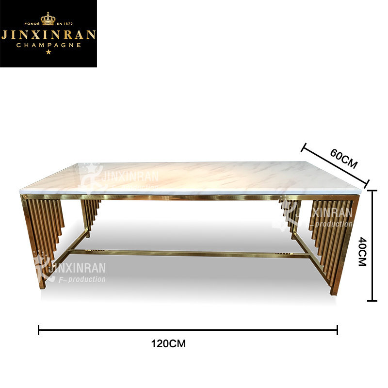 marble top coffee table gold metal base european style brushed golden stainless steel frame designer white coffee side tables