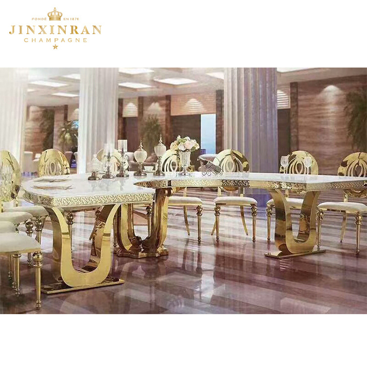 Formal furniture banquet wedding table hall semicircle banquet event dining tables for wedding