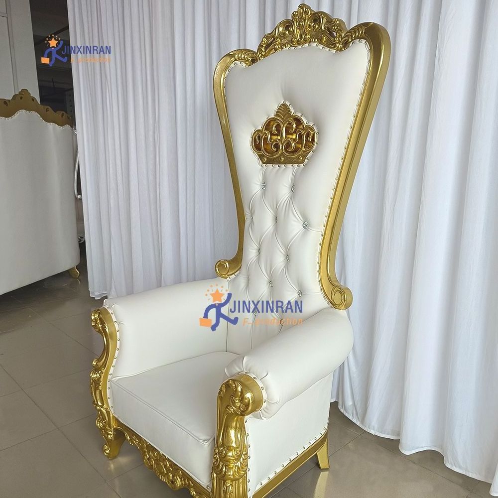 High Standard Luxury High Back Gold Royal King Throne Chair Throne Chairs Luxury High Back