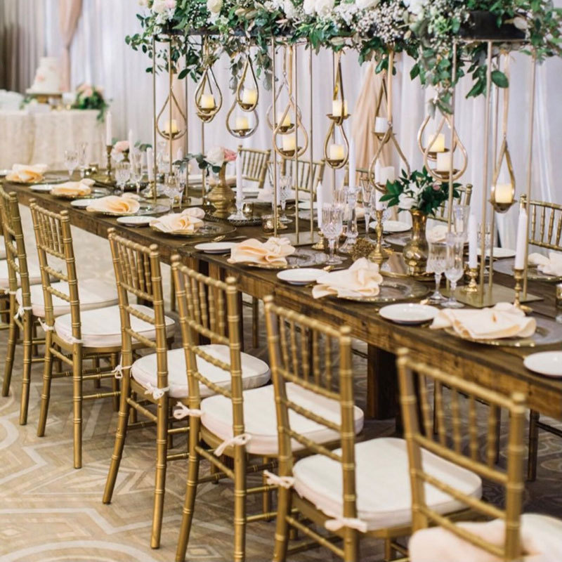 Tiffany Chair Acrylic Chavari Banquet Napoleon Dinner Metal Steel Rental Chiavari Chairs For Wedding