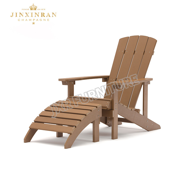 Hot Selling Outdoor Waterproof Garden Beach Sun Lounger Outdoor Morden Folding Wood Adirondack Chair