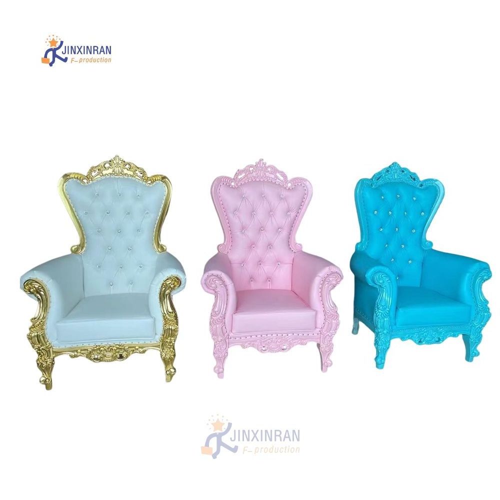 Customized King And Queen Chairs Leather Luxury Throne Chair Wedding Throne Chair