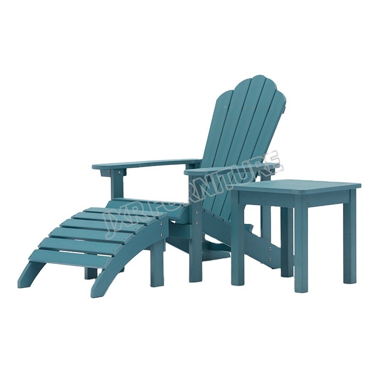 Hot Selling Outdoor Waterproof Garden Beach Sun Lounger Outdoor Morden Folding Wood Adirondack Chair