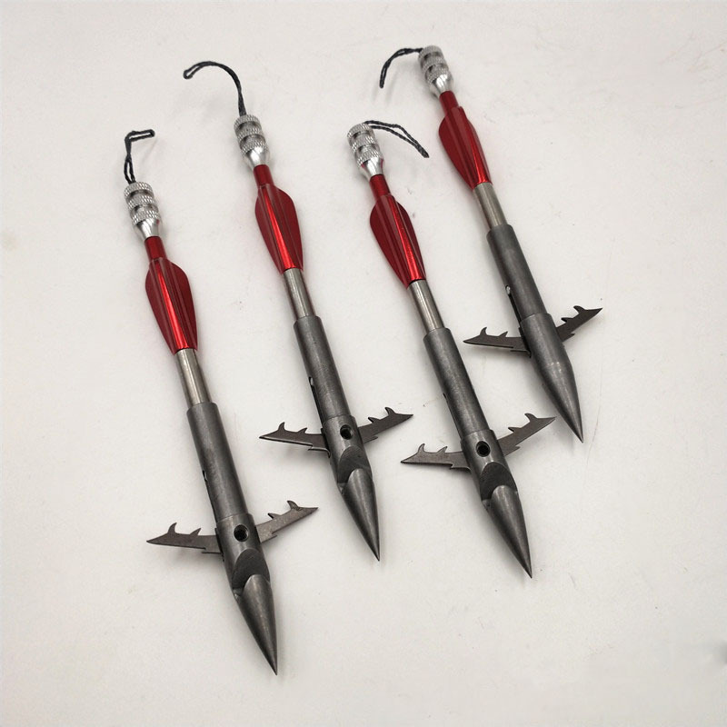 440C Stainless Steel Slingshot Arrow Dart Fishing Dart Slingshot Hunting Dart Arrow Ammo Broadheads Arrowhead