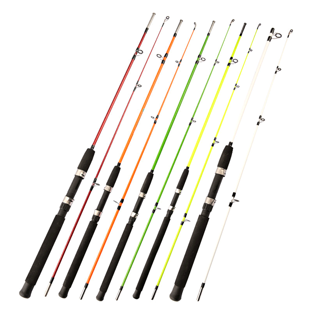 Fishing pole jigging rod straight handle FRP solid ice fishing rod solid fiberglass fishing rod