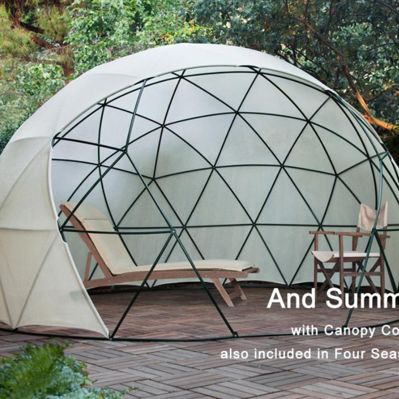 High Quality Outdoor Summer Garden Igloo Glass Dome House Small Geodesic Tent Dome