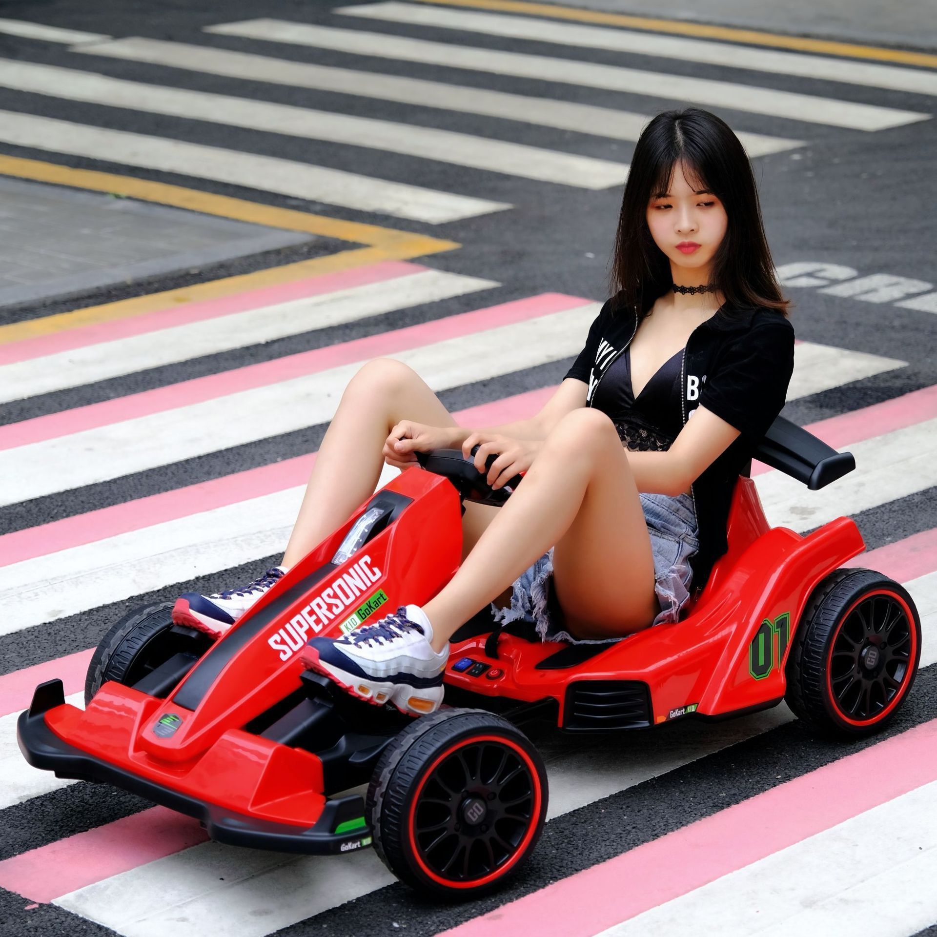 Karting electric go kart car go cart racing go karts for adults kids