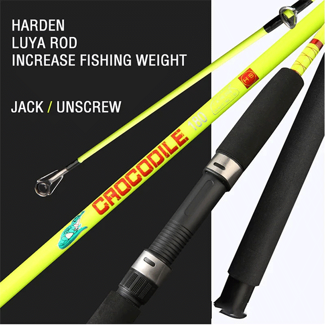 Fishing pole jigging rod straight handle FRP solid ice fishing rod solid fiberglass fishing rod