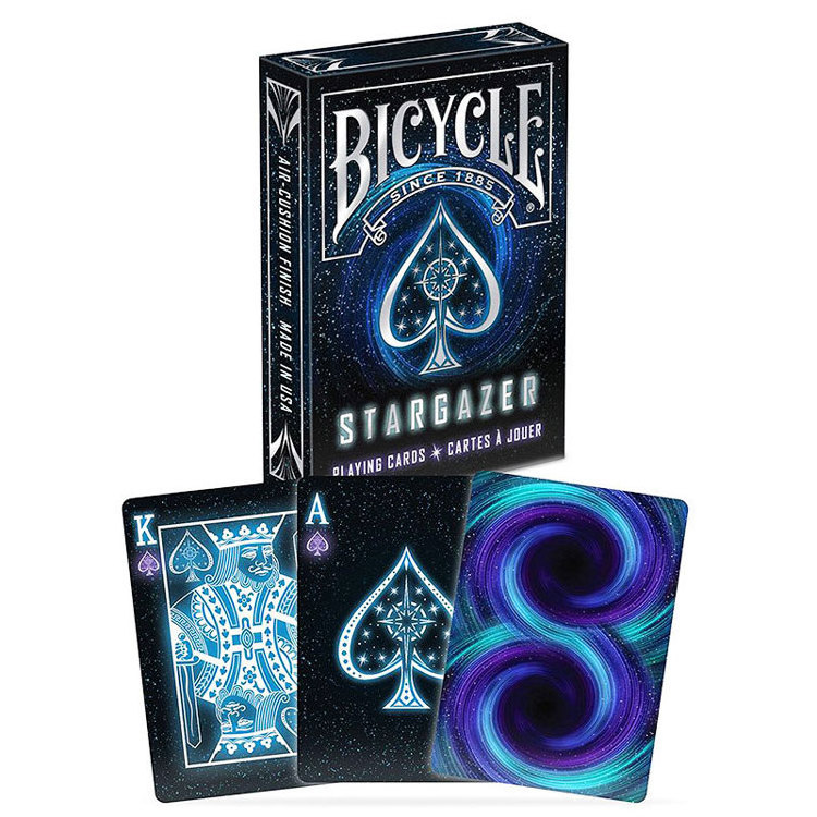 Customized Printing Magic Playing Cards Durable Waterproof Plastic Playing Cards Custom Logo Gold Printing Black Poker Cards