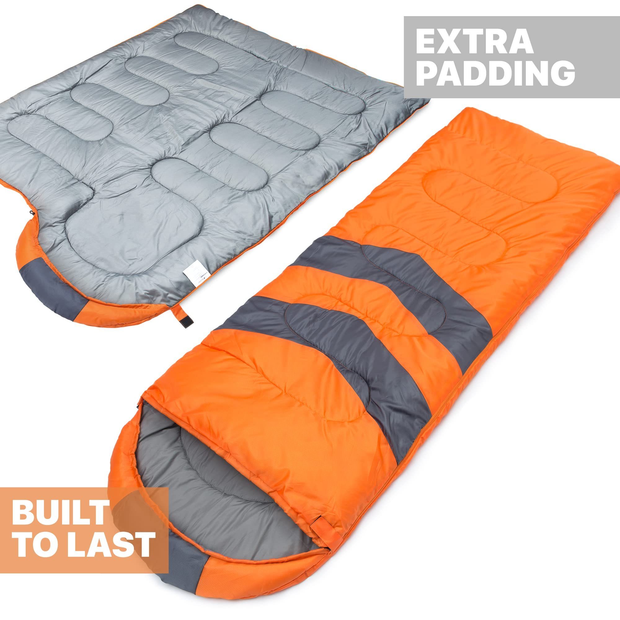 Cold Weather Warm Backpacking Camping Sleeping Bag for Kids  Lightweight Compact Camping Gear Must Haves Hiking Essentials