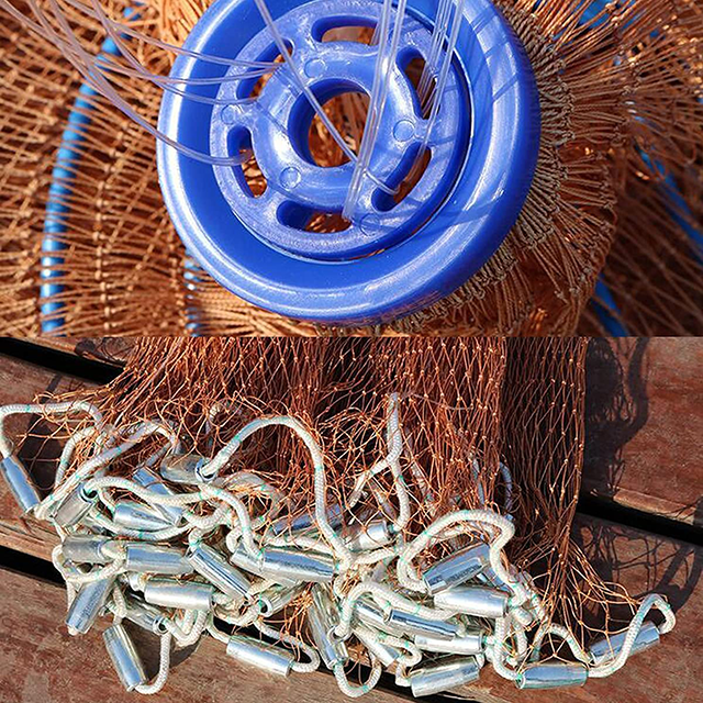 Wholesale china nylon monofilament fishing cast net fishing net fish trap fly throw catch drawstring casting fishing net