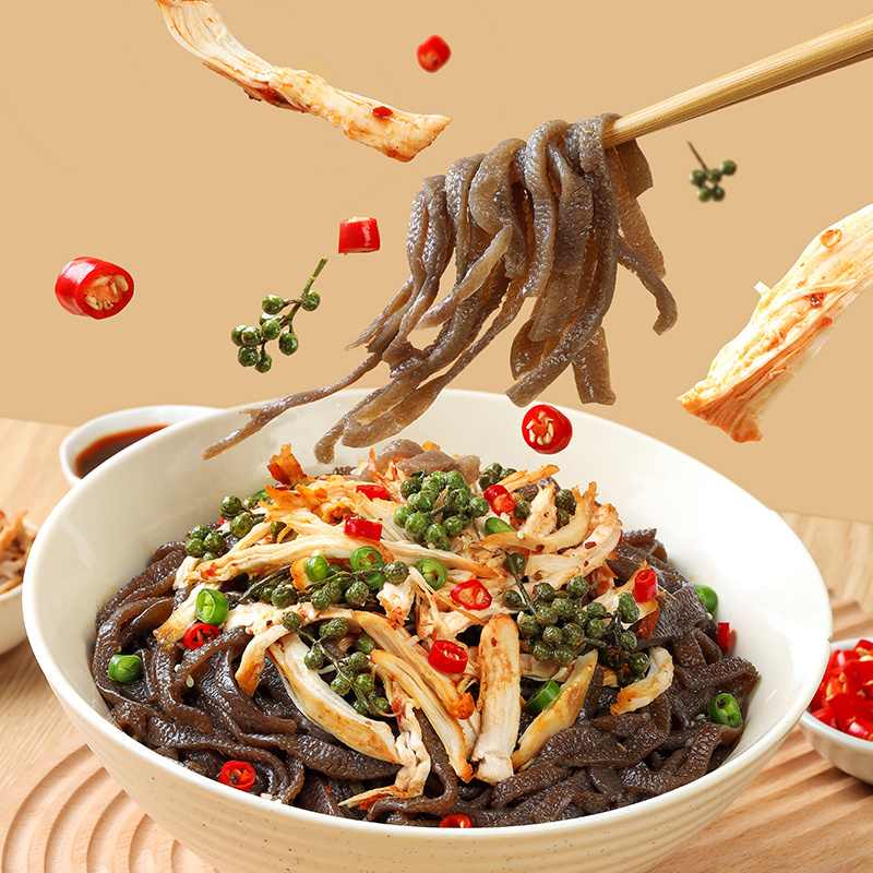 Sesame Paste Konjac Baodu Noodles In 245g Packets Delicious Sesame Sause Noodles For Population Flushless Konjac Baodu Noodles