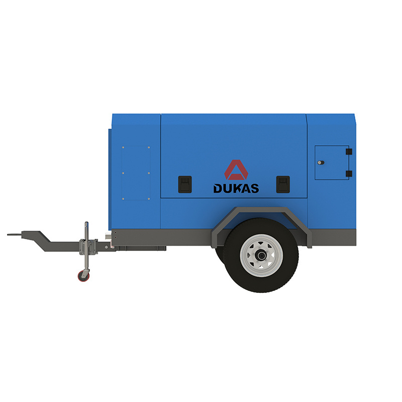 Outdoor Work Mining High Pressure Portable Electric Screw Air Compressor With Multi Configurations