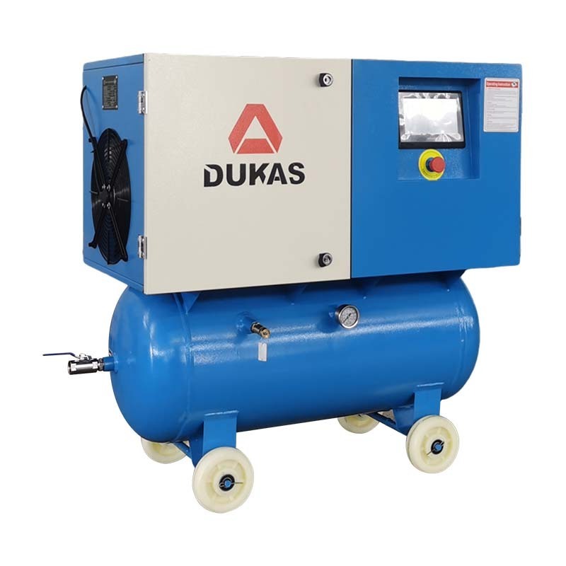 Portable 2-In-1 Air Compressor Multi Specifications Optional Screw Air Compressor With Tank And Dryer