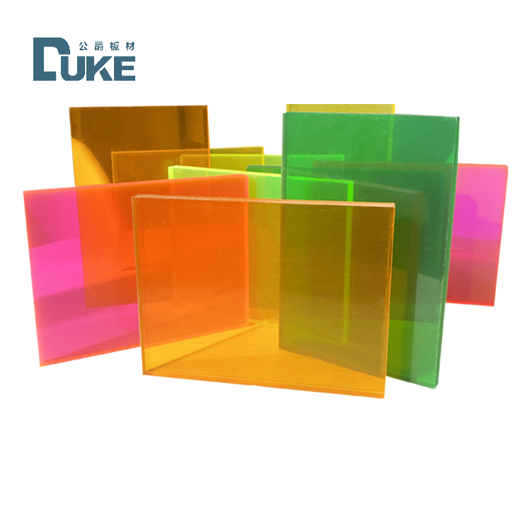 DUKE 8ft X 4ft 3mm 15mm Thick Transparent Colored Translucent Solid Colour Acrylic Plastic Sheets