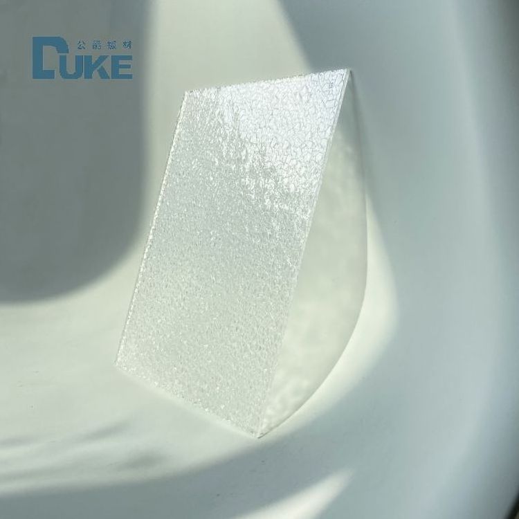 Stone Textured Clear V-Shaped striped  acrylic sheet Extruded Sheets