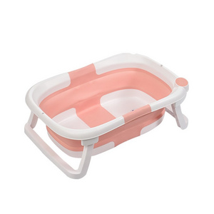 Newborn Children's Products Bathtub Baby Foldable Toddler Sitting and Lying Large Bathtub Child Household Baby Bath Tub