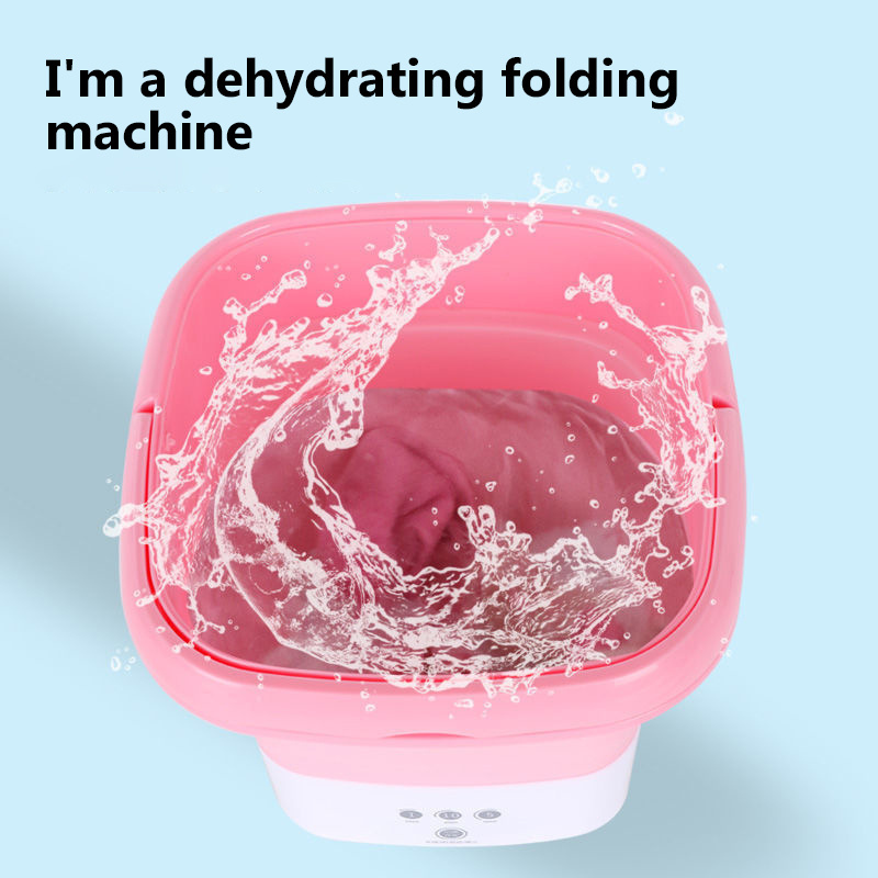 Ready To Ship Small Portable Washer And Dryer Foldable Mini Washing Machine For Baby Clothes