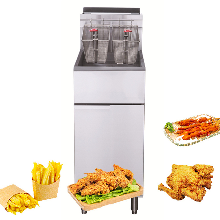 Gas Commercial Fryers Restaurant Cheese Gas Deep Hot Dog Gas Fryer Potato Chips Powered Deep Fryers