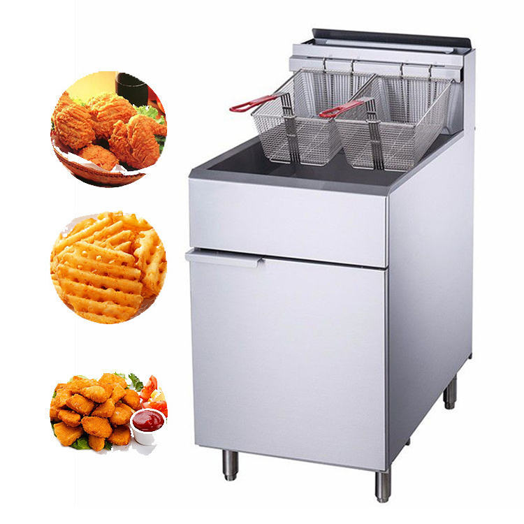 Gas Commercial Fryers Restaurant Cheese Gas Deep Hot Dog Gas Fryer Potato Chips Powered Deep Fryers