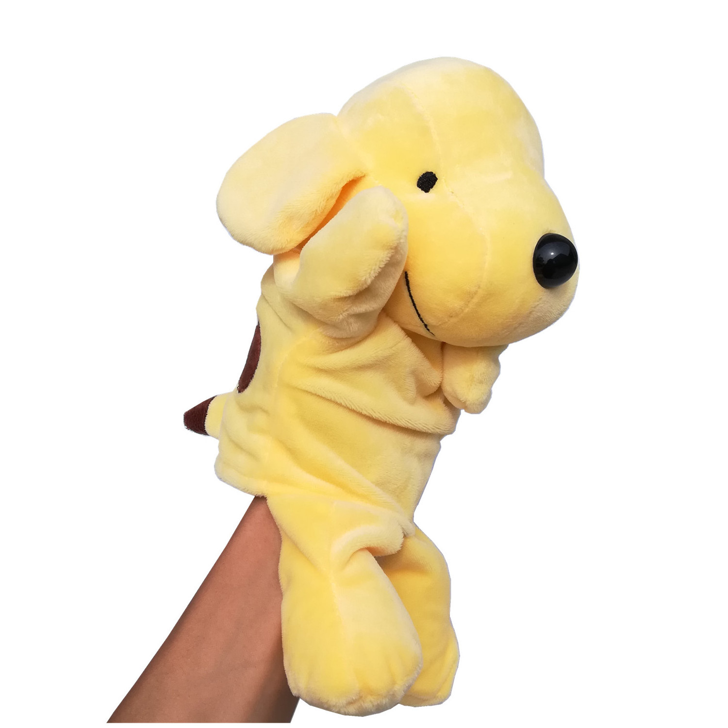 33cm Animal Hand Puppet Cartoon Plush Toys Baby Educational Animal Hand Puppets Pretend Telling Story Doll Toy for Children Kid