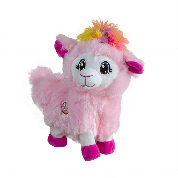 Plush Electric Baby Music Llama Alpaca plush soft Toys Pets Alpacas with Shake Heads and Twist Buttocks