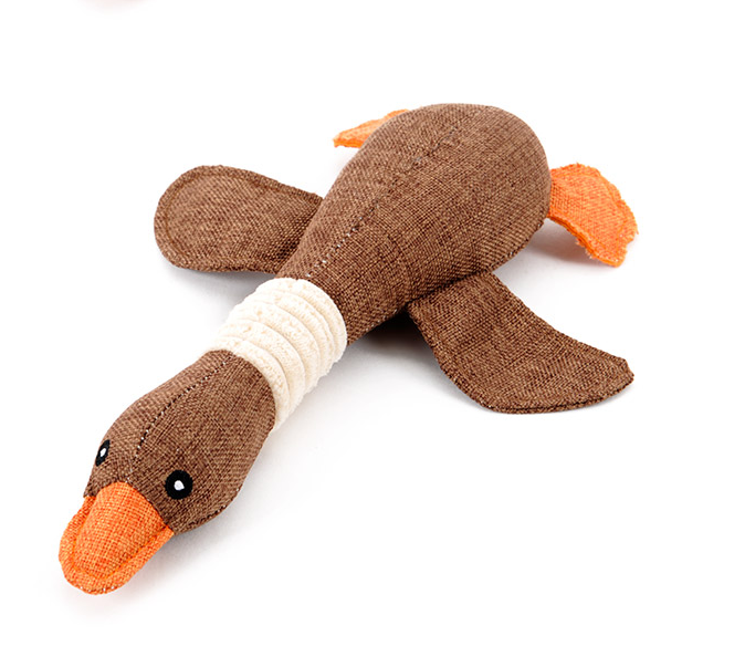 New Dog Pet Toys Puppy Chew Squeaker Squeaky Plush Sound Duck Toys 3 Designs Dog Cat Small Animal Toy Pet Supplies