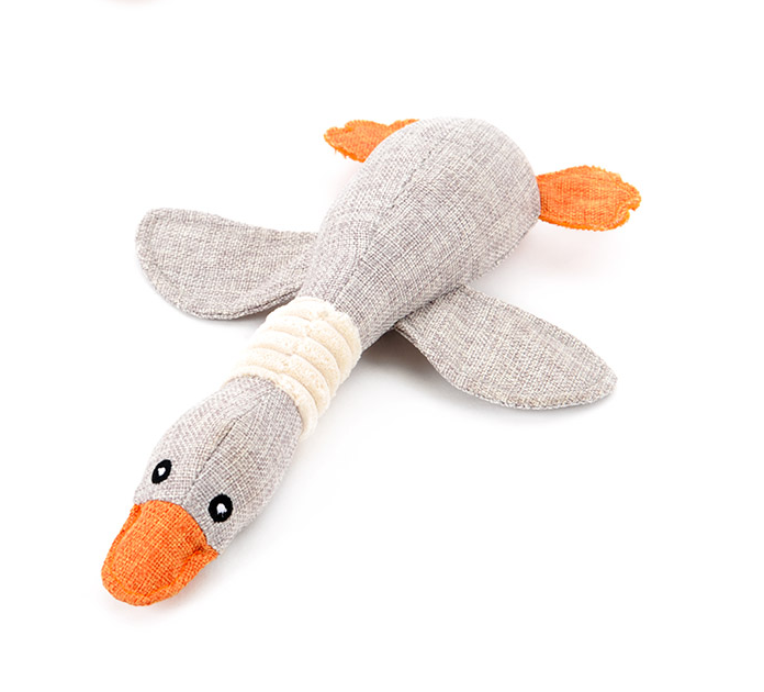 New Dog Pet Toys Puppy Chew Squeaker Squeaky Plush Sound Duck Toys 3 Designs Dog Cat Small Animal Toy Pet Supplies