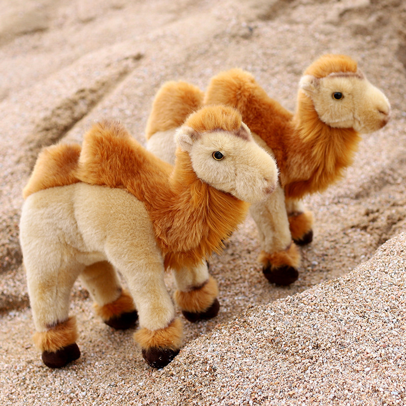 Simulation high Quality Plush Stuffed animal toy Camel Desert Soft doll