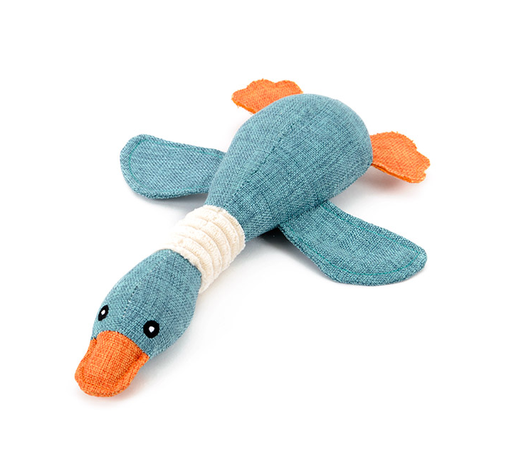 New Dog Pet Toys Puppy Chew Squeaker Squeaky Plush Sound Duck Toys 3 Designs Dog Cat Small Animal Toy Pet Supplies