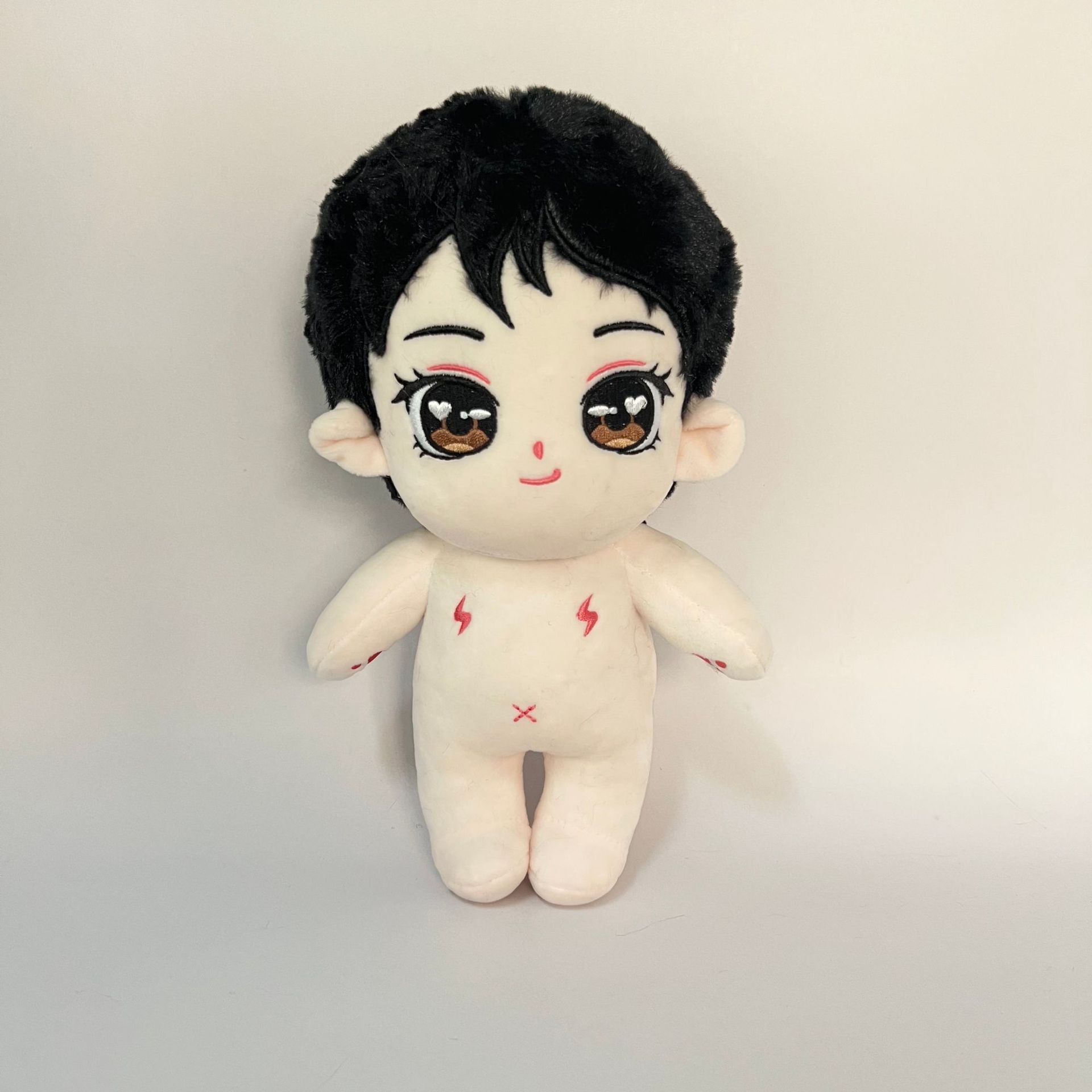 New Fashion Lovely Vertical Customized Small Plush Doll Naked Can Be Changed Into Clothes Kpop Plush Idol Doll