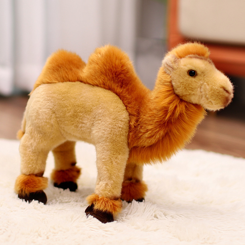 Simulation high Quality Plush Stuffed animal toy Camel Desert Soft doll