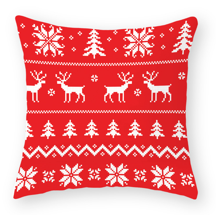 christmas pillow case cover cushion wholesale sofa home decoration velvet pillow case