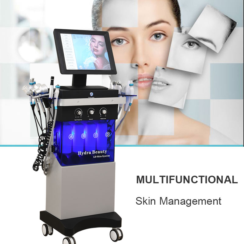 14 In 1 Hydro Microdermabrasion Oxygen Jet Aqua Facials Skin Care Cleaning Hydra Dermabrasion Hydrofacial Machine