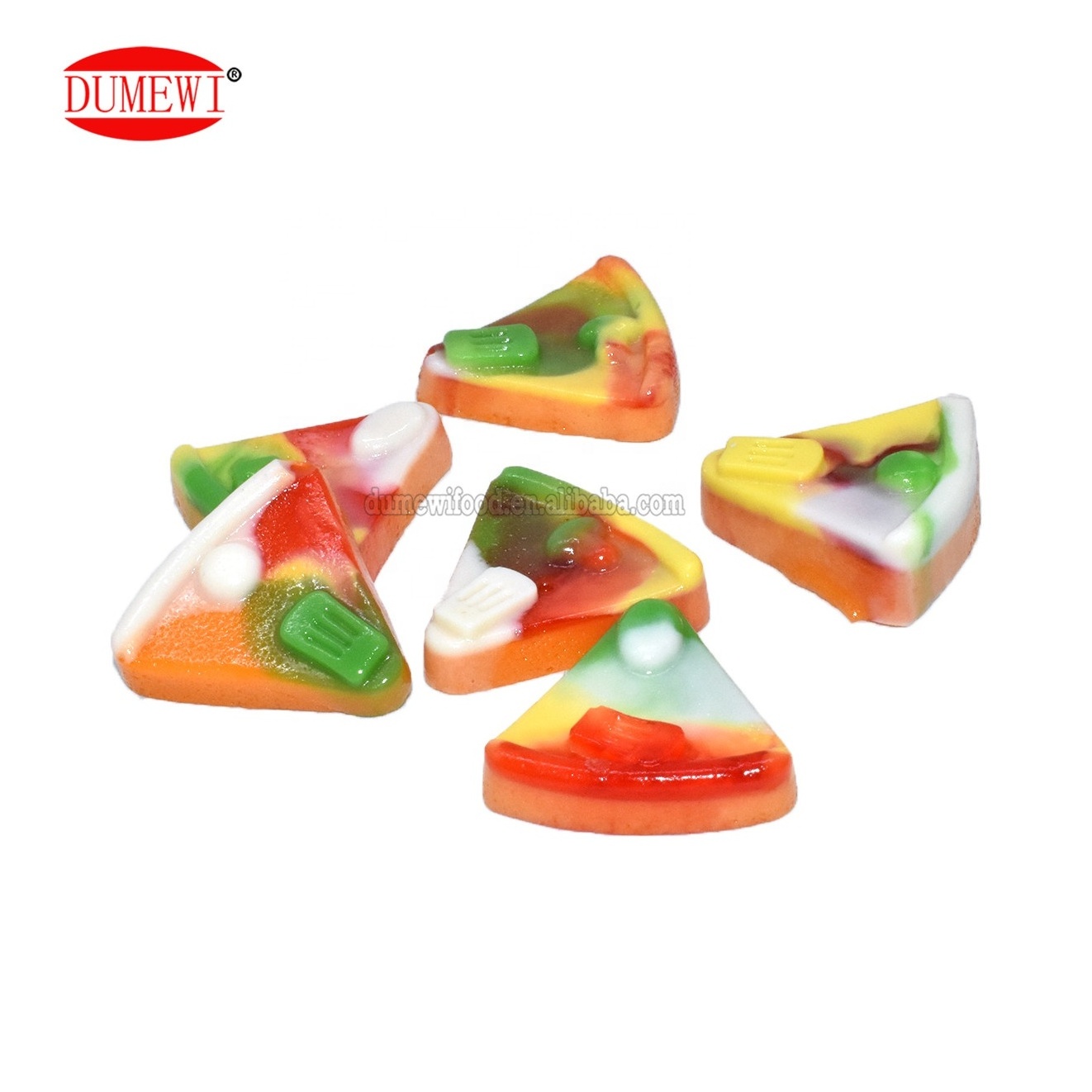 Factory gummy pizza candy