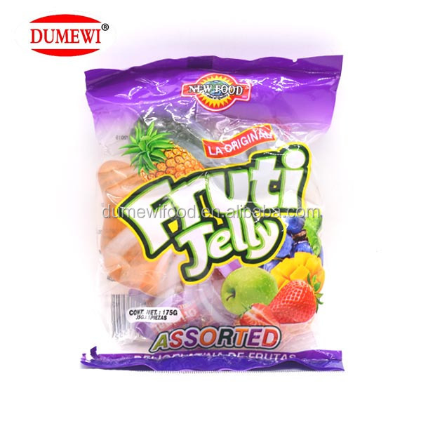 HALAL Mini Bag Pack Sweet Assorted Fruit Shape Jelly