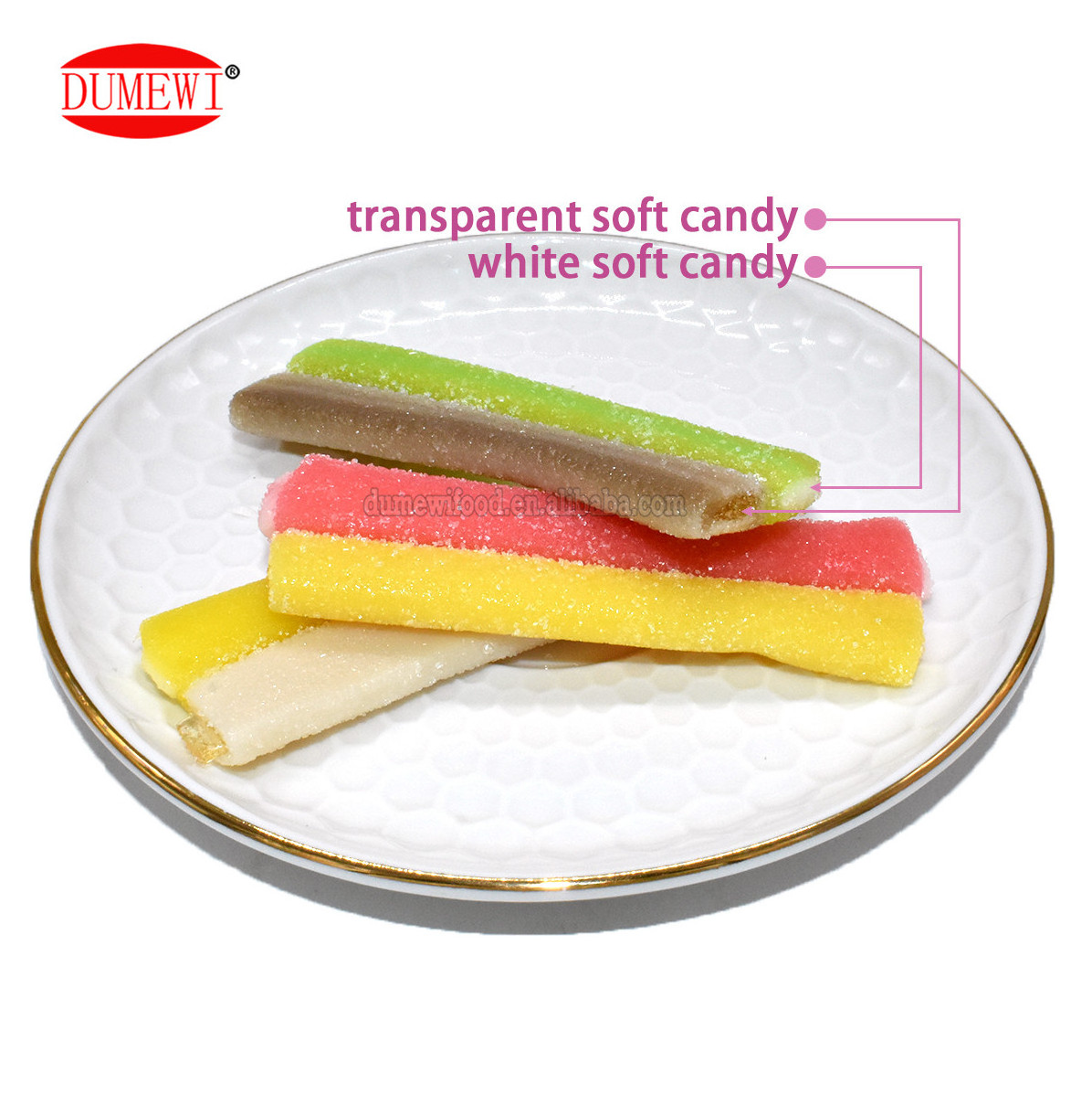 chewy DOUBLE FILLED sour sweet candy fruity flavor center filled liquorice candy