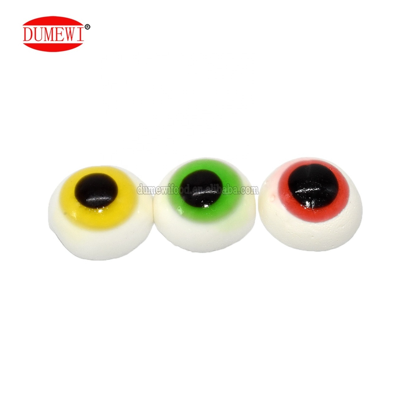 lovely one eye monster gummy candy Halloween candies and sweets 3D eyes shape gummy candy