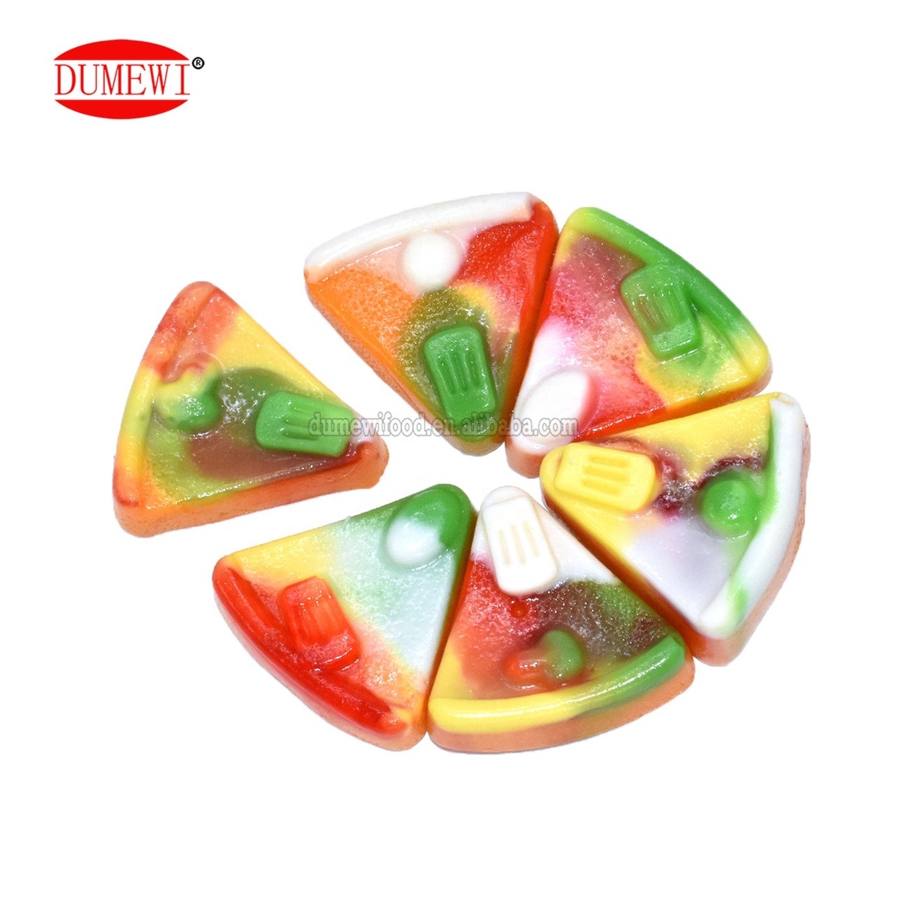 Factory gummy pizza candy