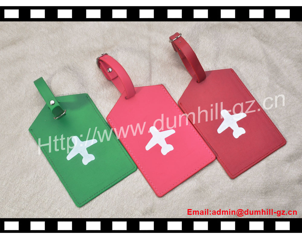 PU Leather Luggage Tag for ladies Travel Kits