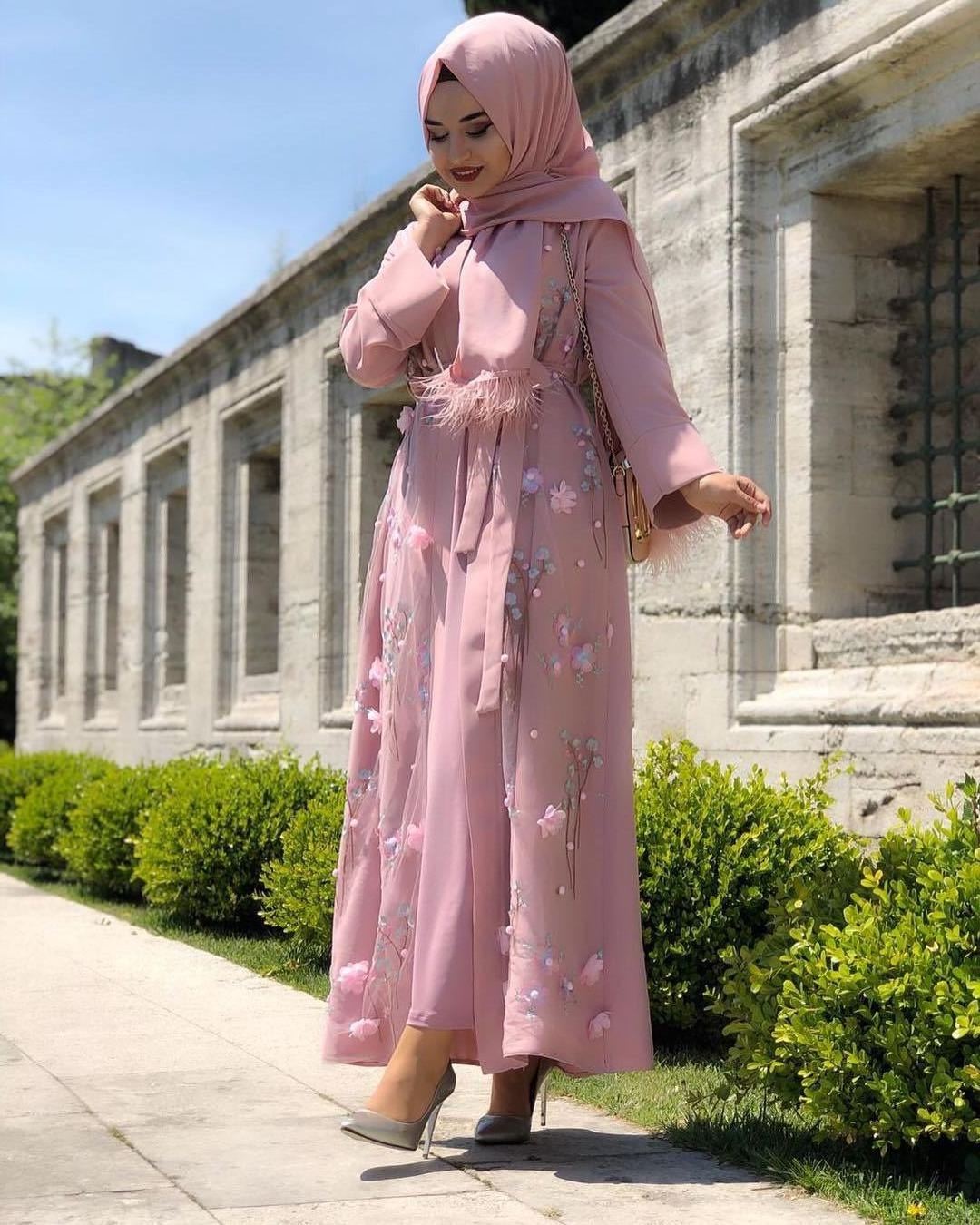 New Arab Muslim Embroidery Lace Women Abaya Wholesale Chiffon Luxury Abaya Dubai Muslim Dresses