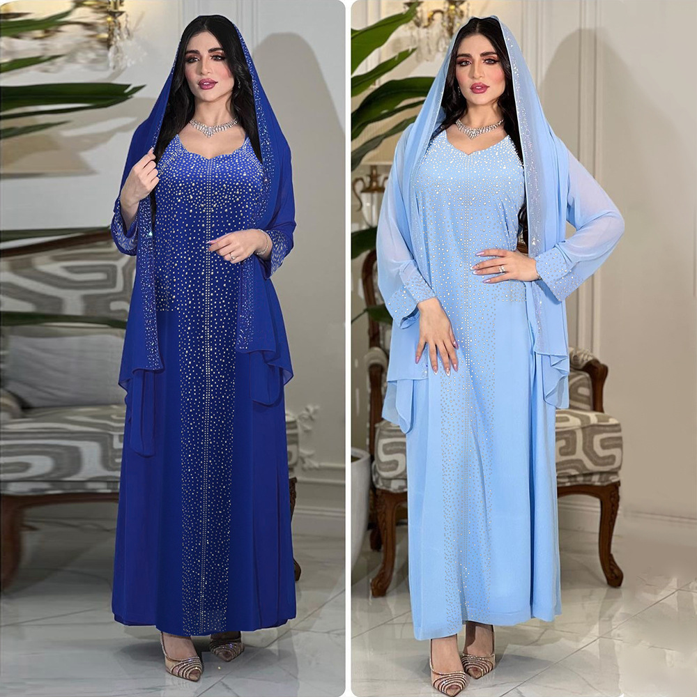 Eid Dubai Abaya 2024 Luxurious Prayer Abaya Ladies Dresses Elegant Muslim Women Clothing Muslim Dress Cheap