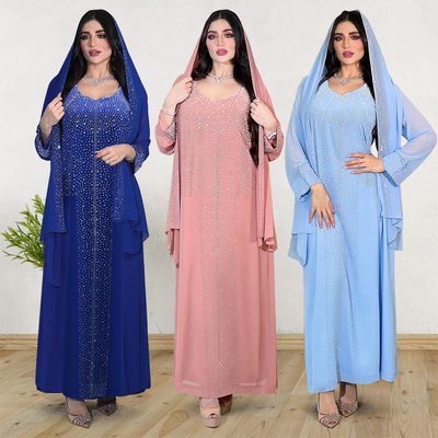 Eid Dubai Abaya 2024 Luxurious Prayer Abaya Ladies Dresses Elegant Muslim Women Clothing Muslim Dress Cheap